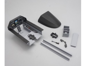 Top-Design 3D Print Scale Cockpit Panels Set For FMS / E-flite Viper 90mm EDF Jet  